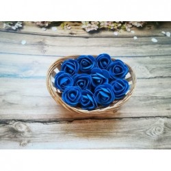 роза из фоамирана,цвет-синий