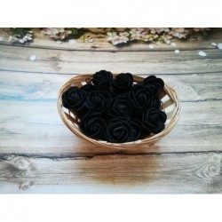 роза из фоамирана,цвет-черный