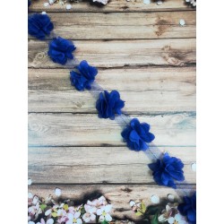цветы  цвет-синий 1 ярд