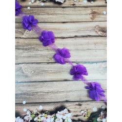 цветы цвет-фиолетовый 1 ярд